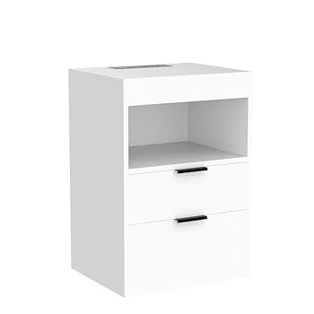 Amazon.com: Yusong Night Stand, Bedside Table, LED